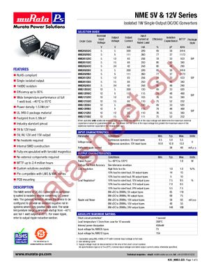 NME0509SC datasheet  